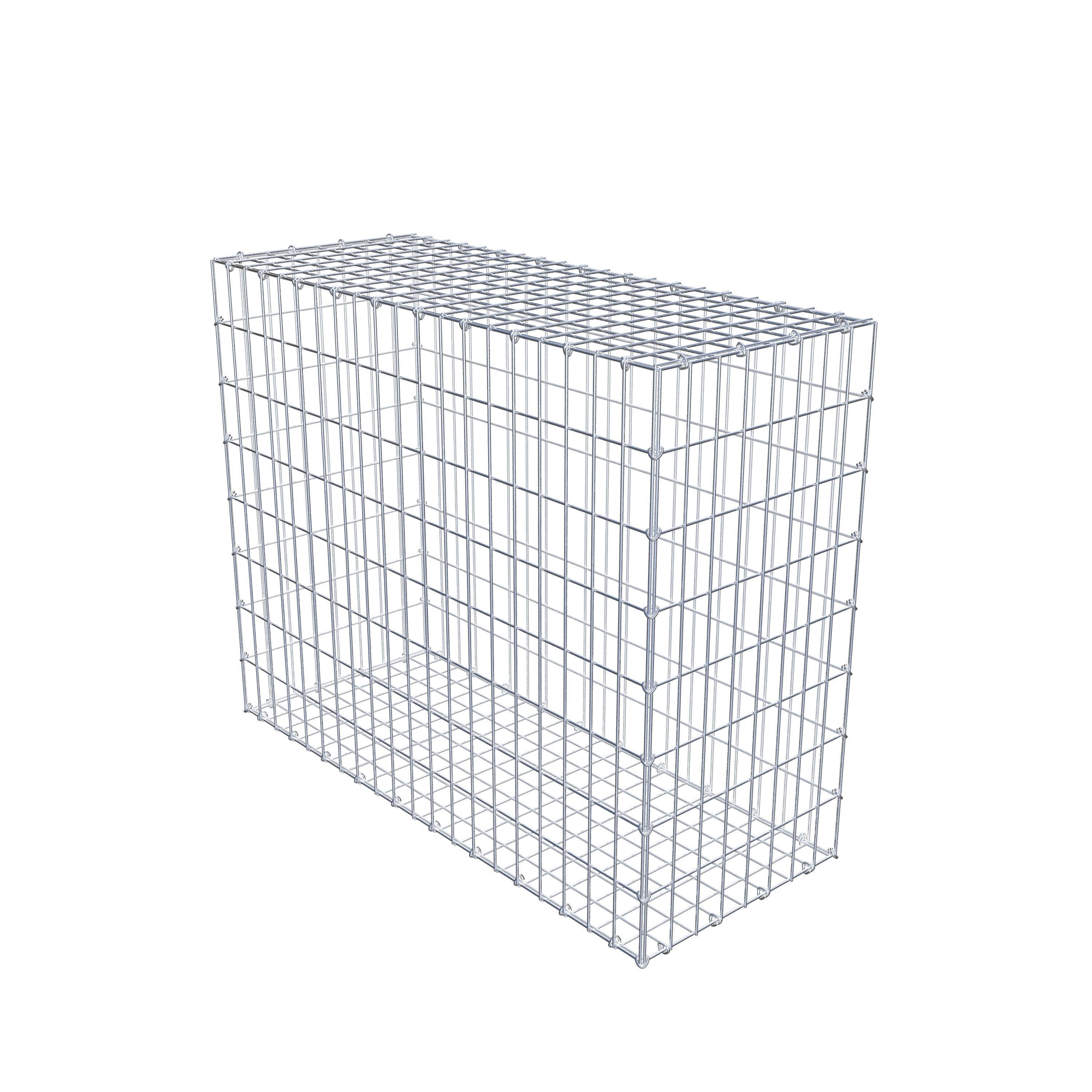 Gabion 100 cm x 80 cm x 40 cm (L x H x D), mesh size 5 cm x 10 cm, C-ring