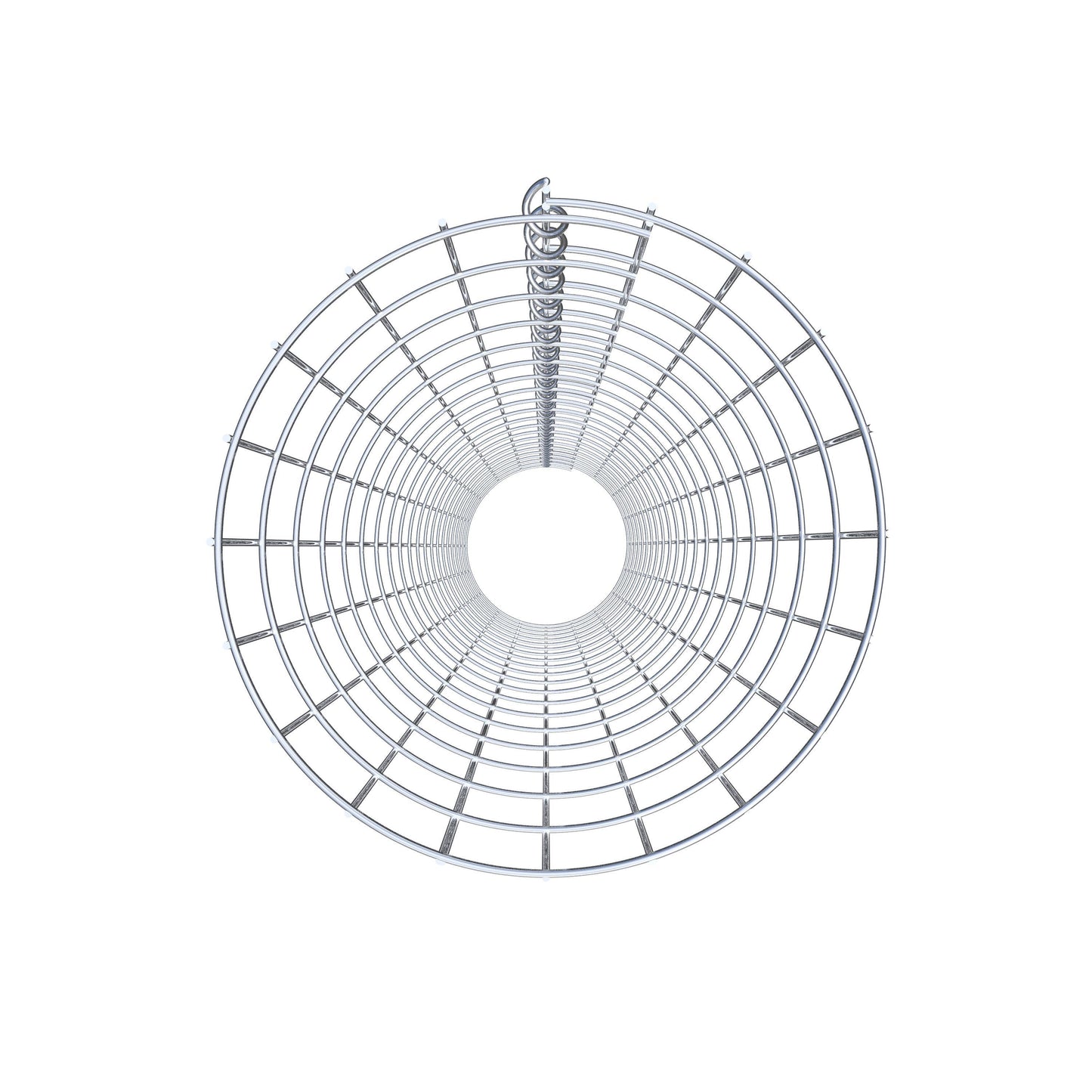 Gabion column around 32 cm diameter, 200 cm height, mesh size 5 cm x 10 cm