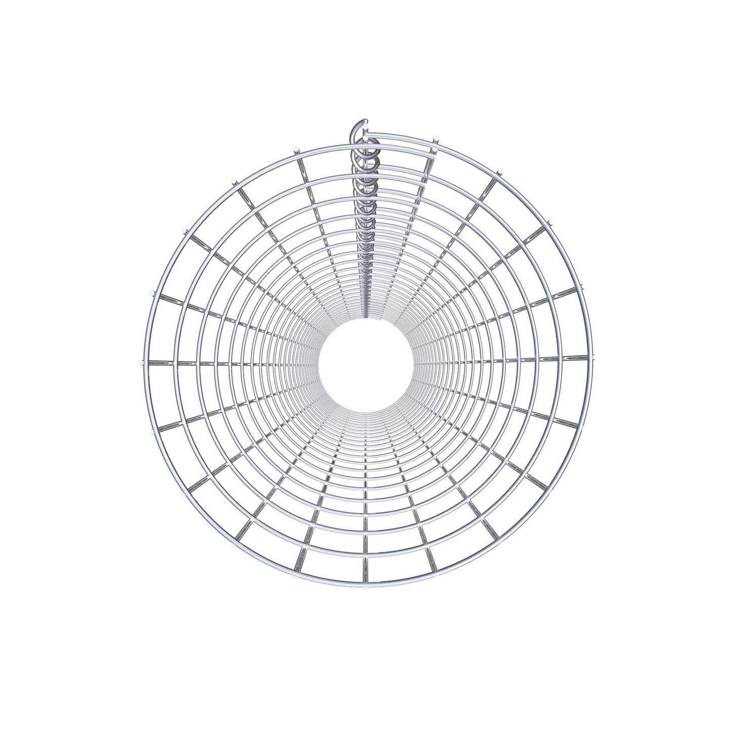 Gabion column around 32 cm diameter, 230 cm height, mesh size 5 cm x 10 cm