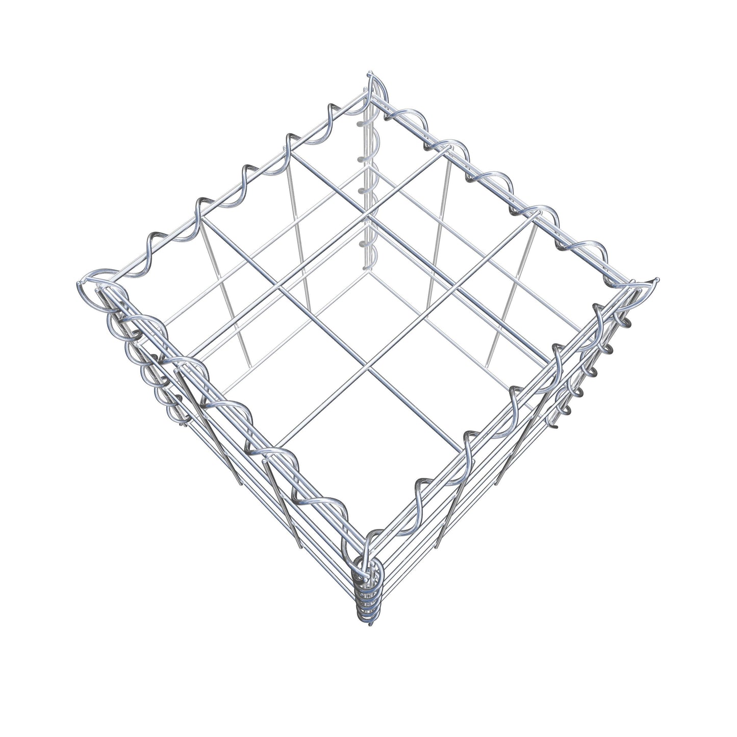 Gavión adicional tipo 3 30 cm x 30 cm x 30 cm (L x A x P), malla 10 cm x 10 cm, en espiral