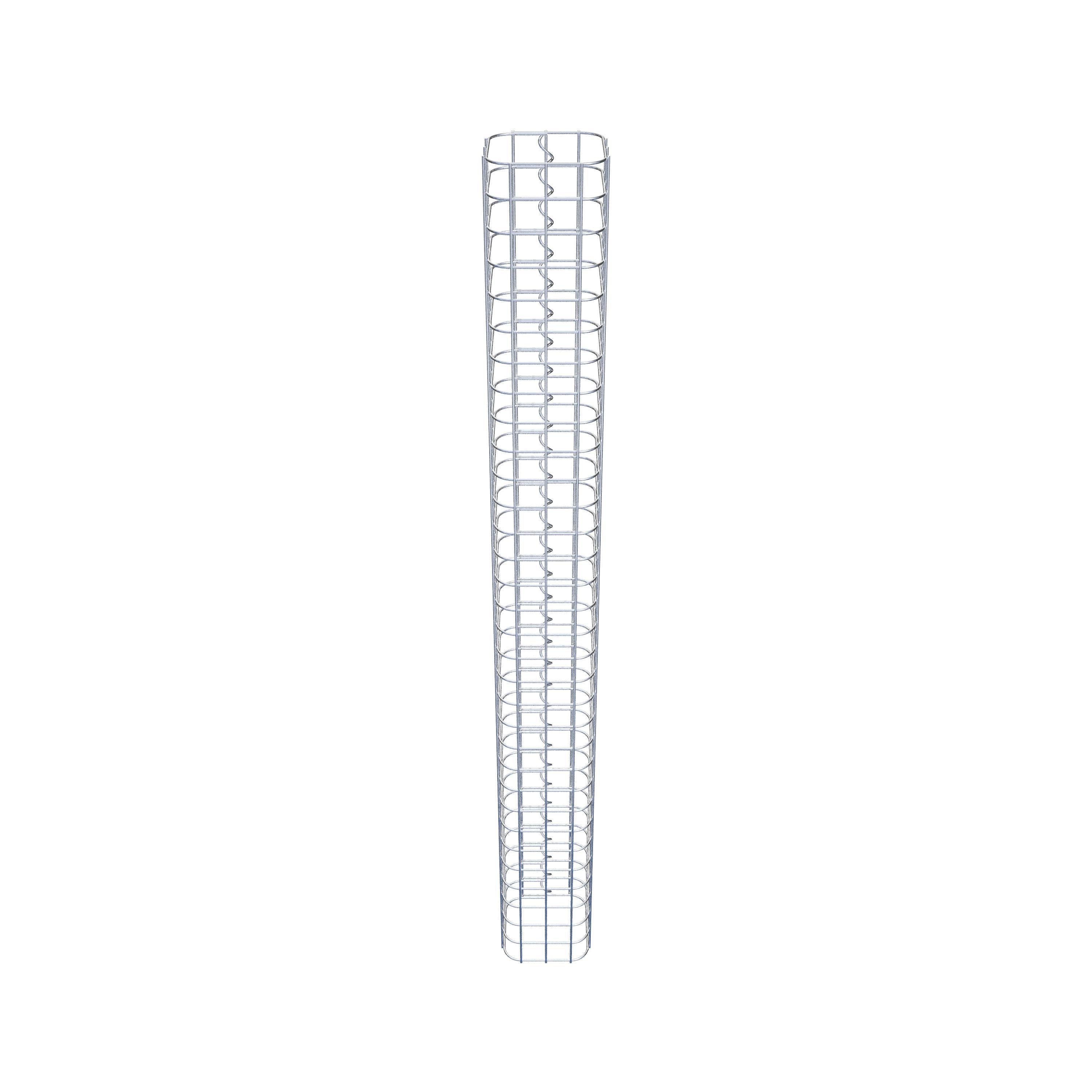 Gabion column 17 x 17 cm, MW 5 x 5 cm square