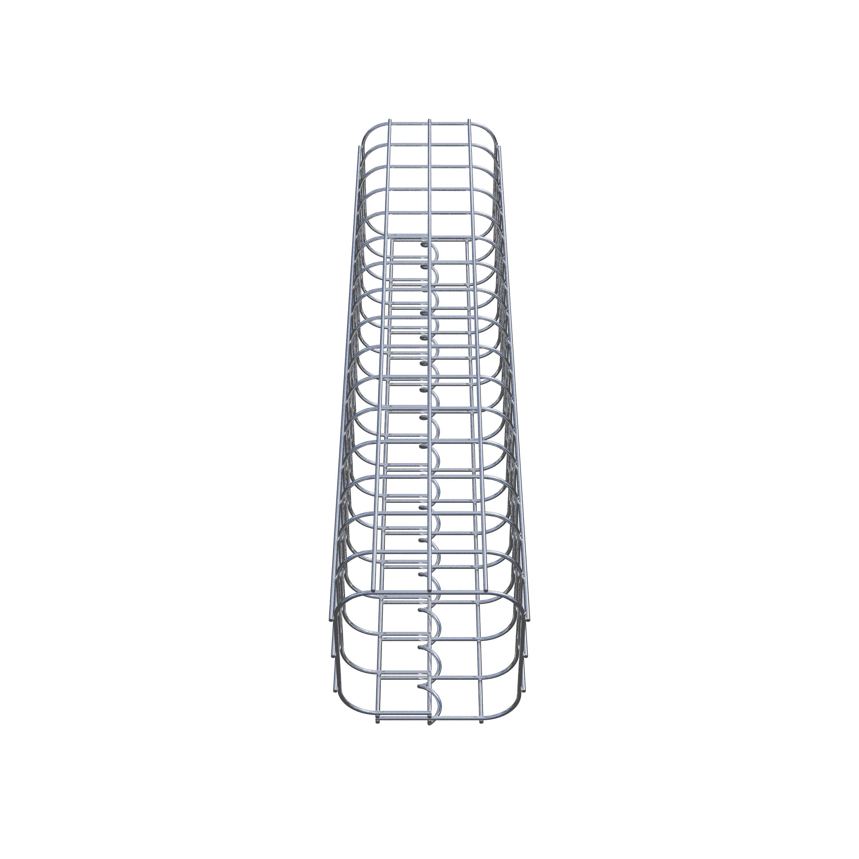 Gabion column 17 x 17 cm, MW 5 x 5 cm square