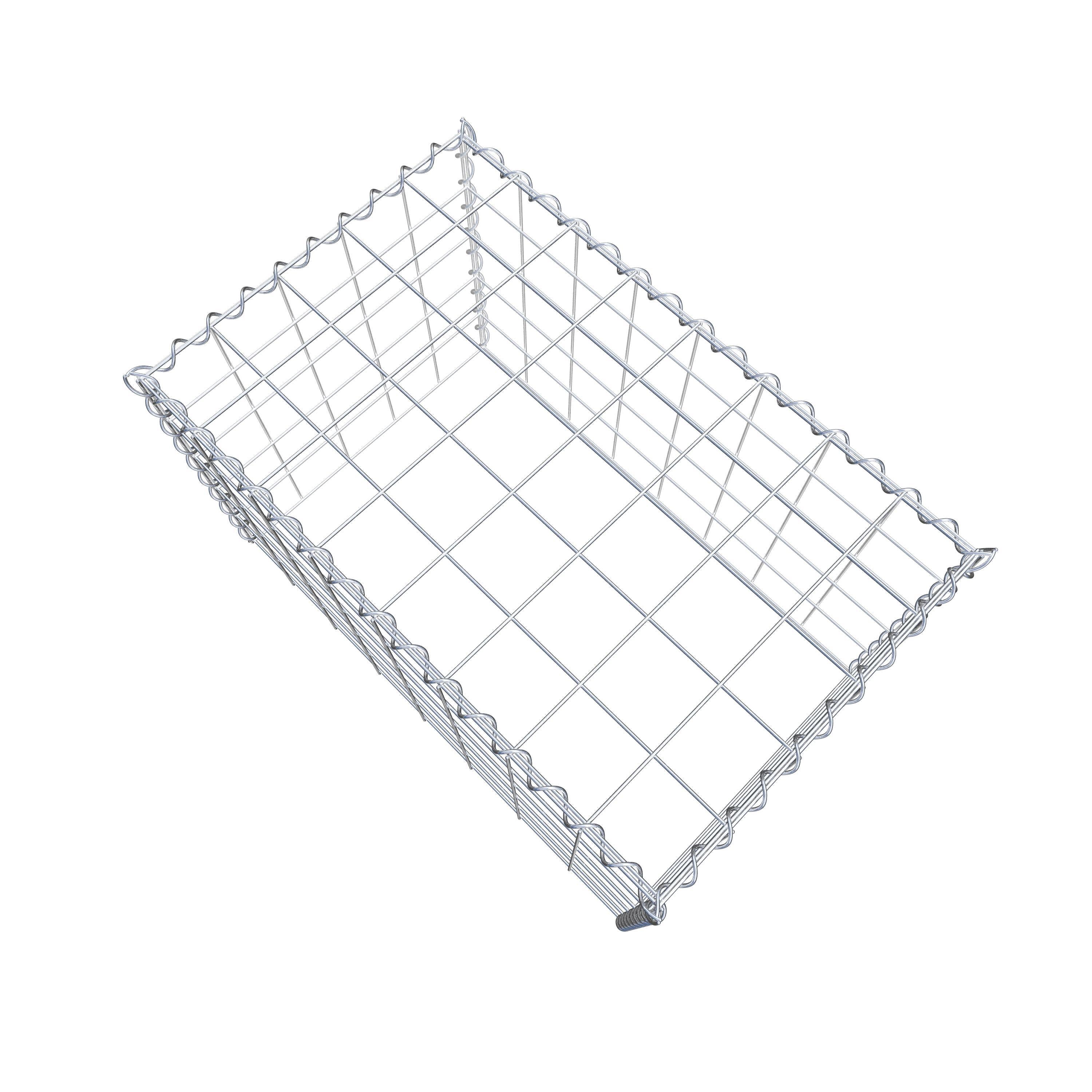 Grown-on gabion type 3 80 cm x 50 cm x 50 cm (L x H x D), mesh size 10 cm x 10 cm, spiral