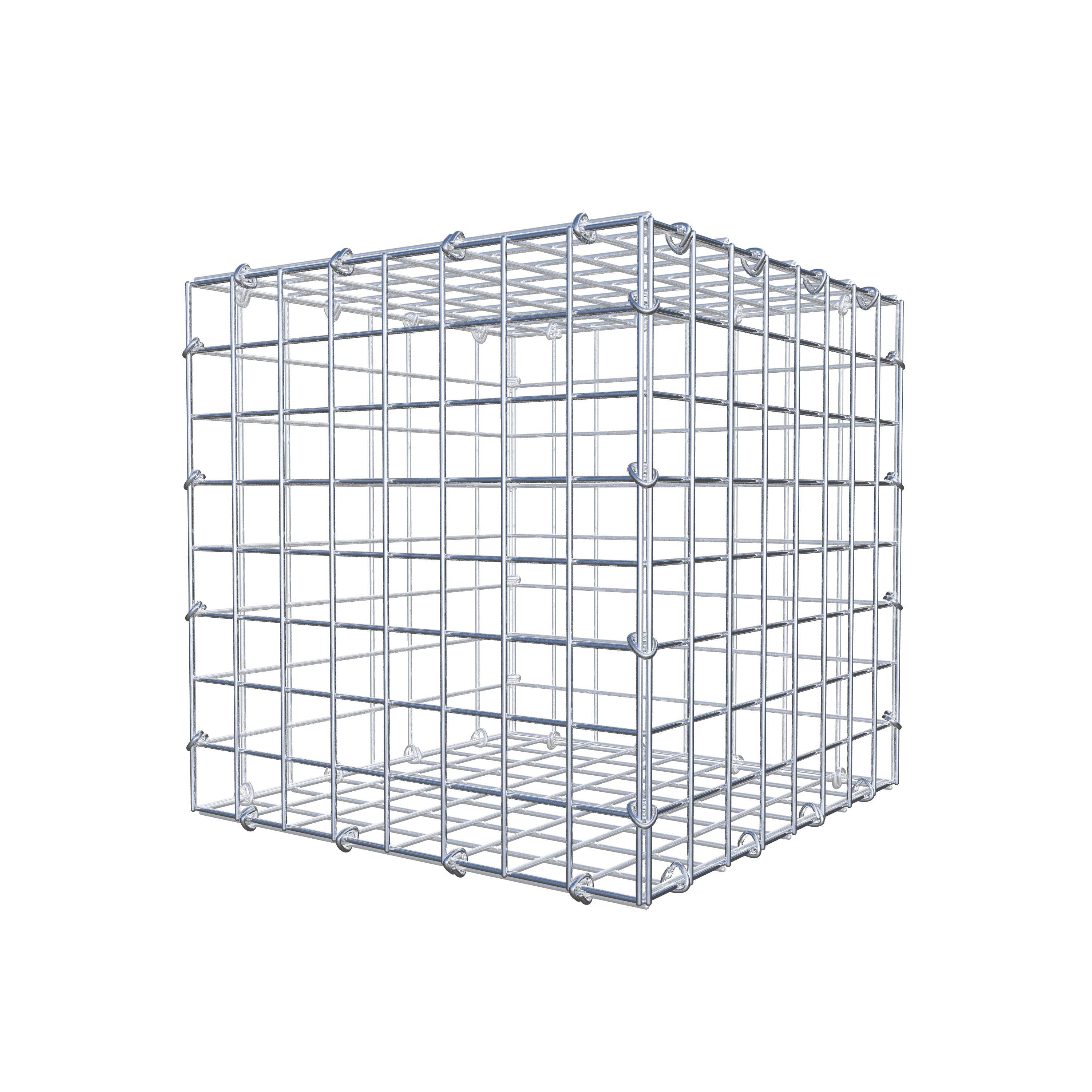 Gabion 40 cm x 40 cm x 40 cm (L x H x D), mesh size 5 cm x 5 cm, C-ring