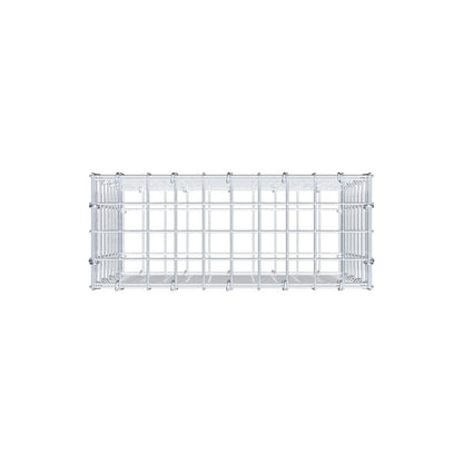 Gabion 50 cm x 40 cm x 20 cm (L x H x D), mesh size 5 cm x 5 cm, C-ring