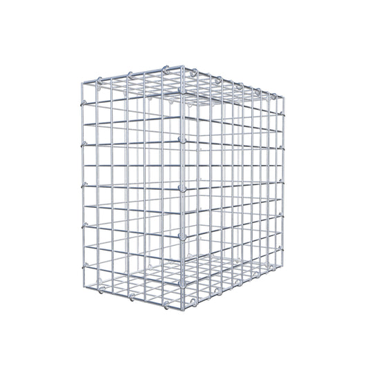 Gabion 50 cm x 50 cm x 30 cm (L x H x P), mailles 5 cm x 5 cm, anneau en C