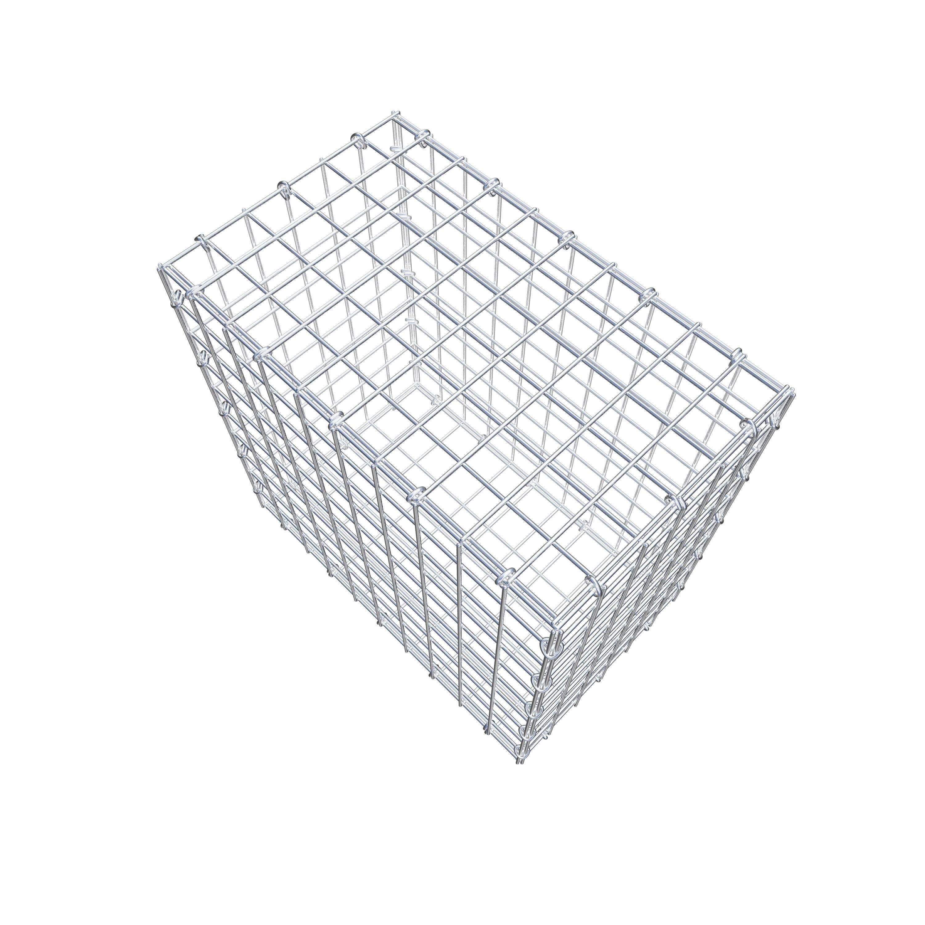 Gabion 50 cm x 50 cm x 30 cm (L x H x D), mesh size 5 cm x 5 cm, C-ring