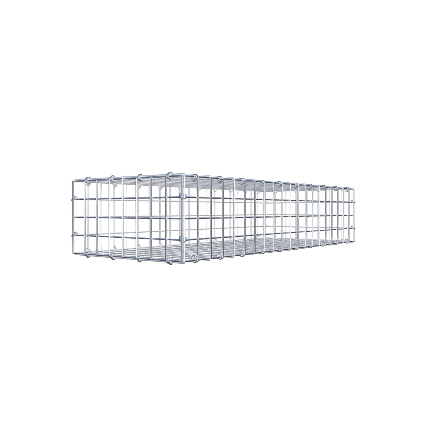 Schanskorf 100 cm x 20 cm x 40 cm (L x H x D), maaswijdte 5 cm x 5 cm, C-ring