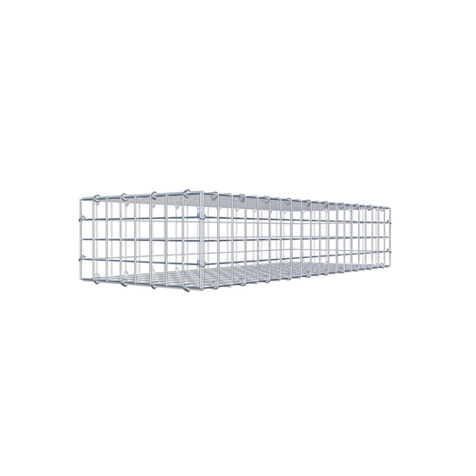 Gabione 100 cm x 20 cm x 40 cm (L x H x T), Maschenweite 5 cm x 5 cm, C-Ring