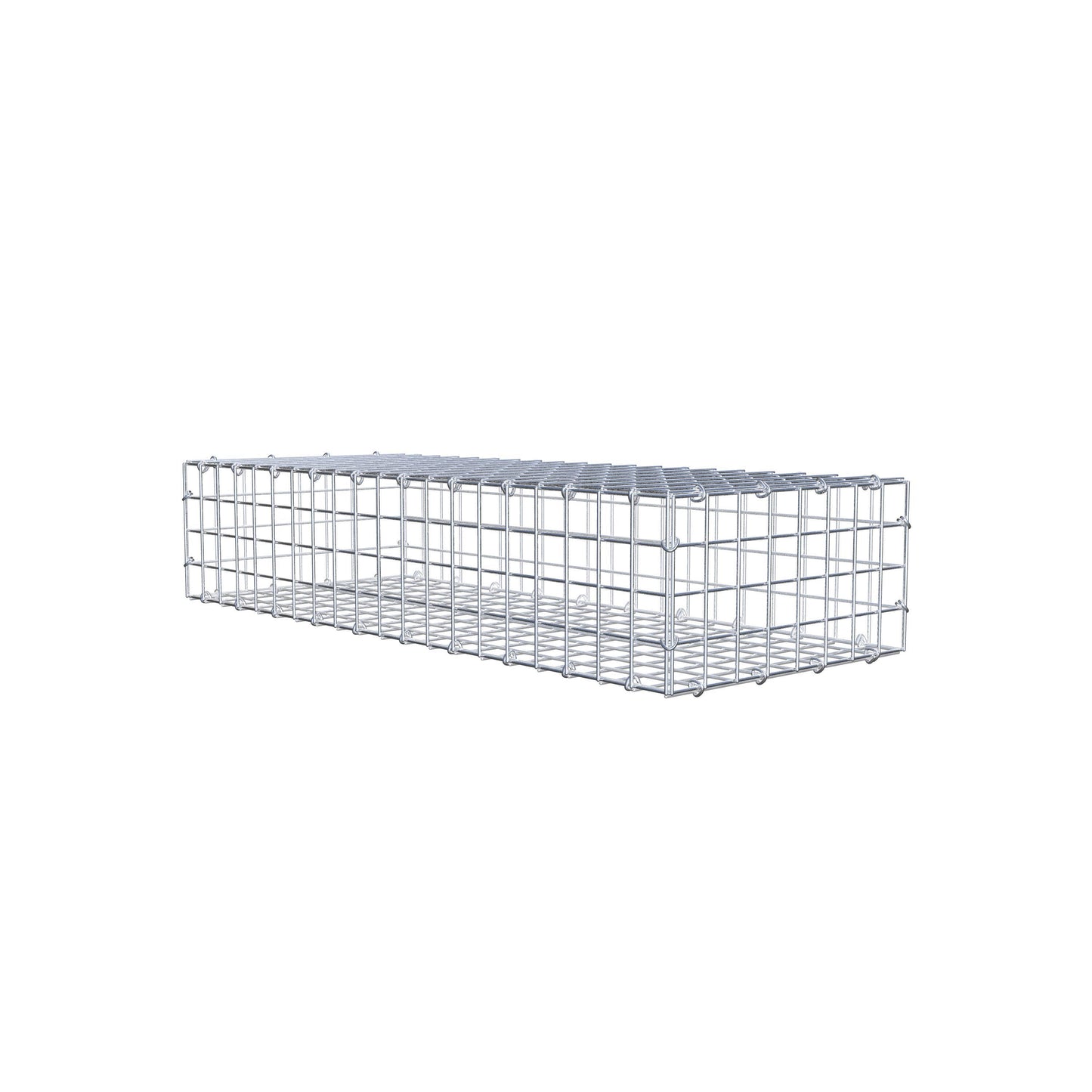 Schanskorf 100 cm x 20 cm x 40 cm (L x H x D), maaswijdte 5 cm x 5 cm, C-ring