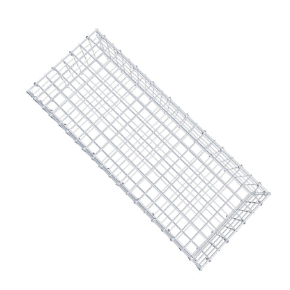 Schanskorf 100 cm x 20 cm x 40 cm (L x H x D), maaswijdte 5 cm x 5 cm, C-ring