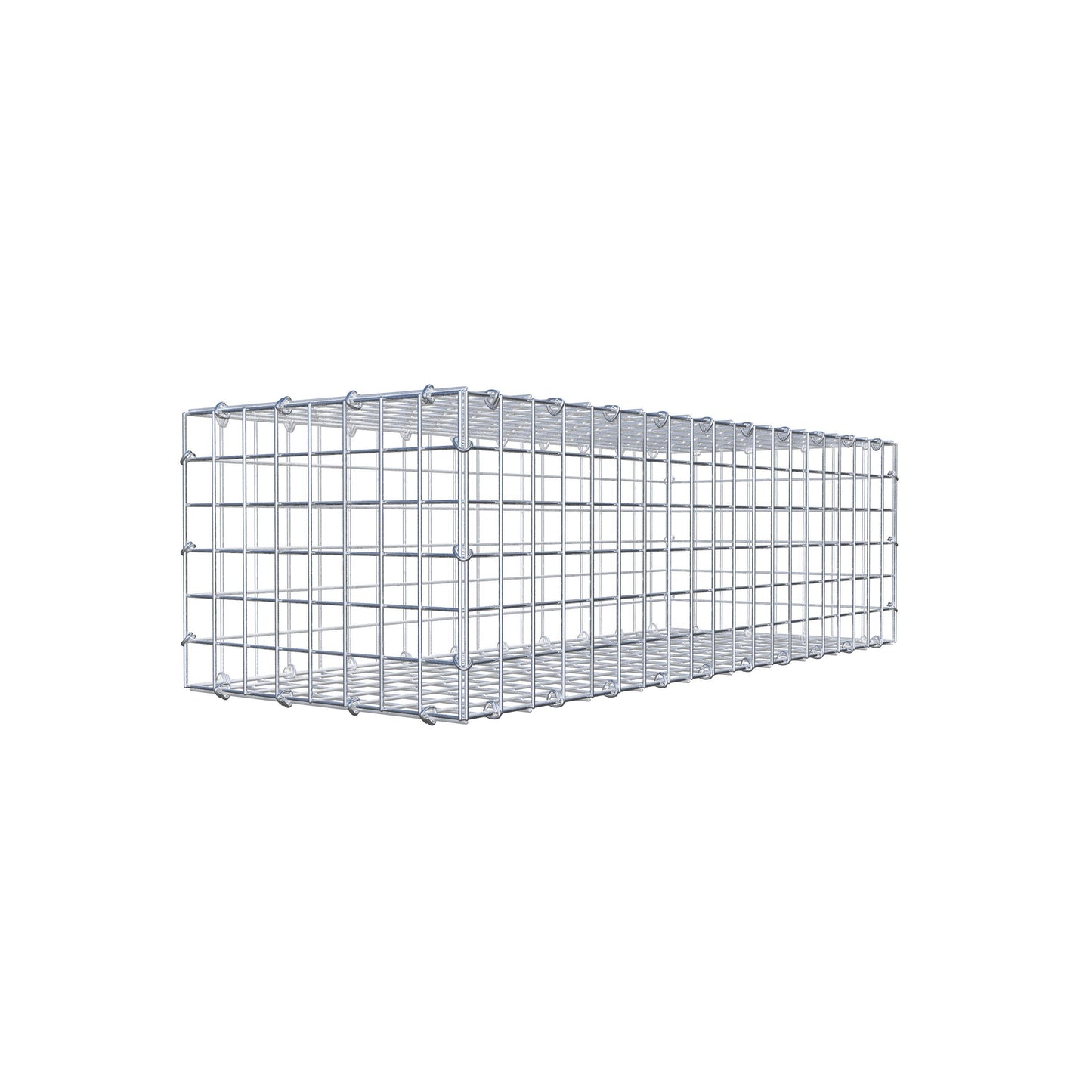 Gabione 100 cm x 30 cm x 40 cm (L x H x T), Maschenweite 5 cm x 5 cm, C-Ring