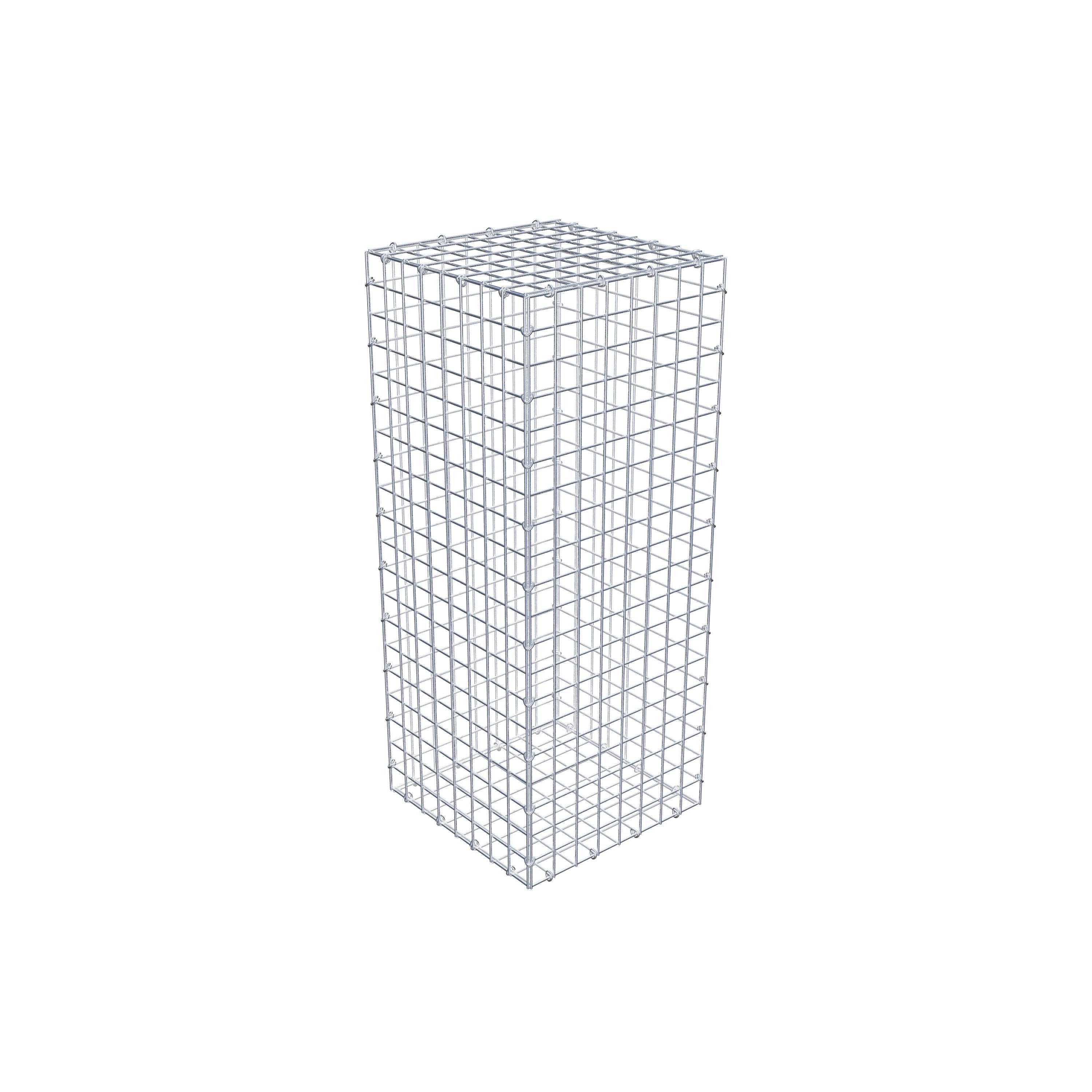 Gabion 100 cm x 40 cm x 40 cm (L x H x D), maskestørrelse 5 cm x 5 cm, C-ring