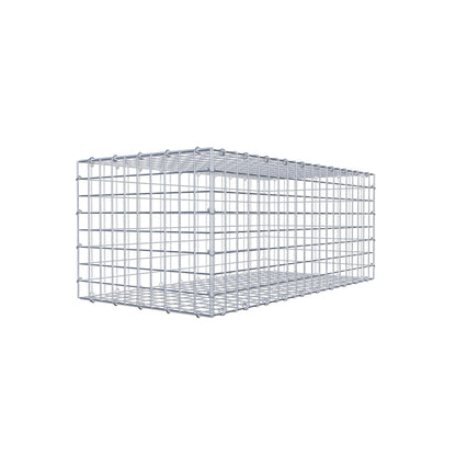 Gabion 100 cm x 40 cm x 50 cm (L x H x D), maskstorlek 5 cm x 5 cm, C-ring