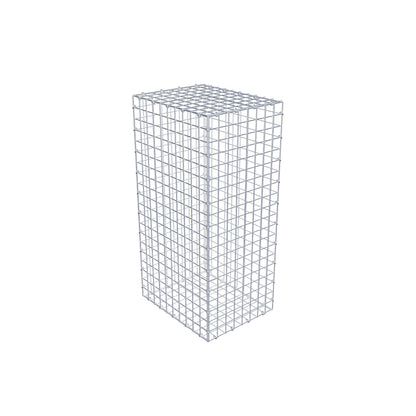 Gabione 100 cm x 50 cm x 40 cm (L x H x T), Maschenweite 5 cm x 5 cm, C-Ring