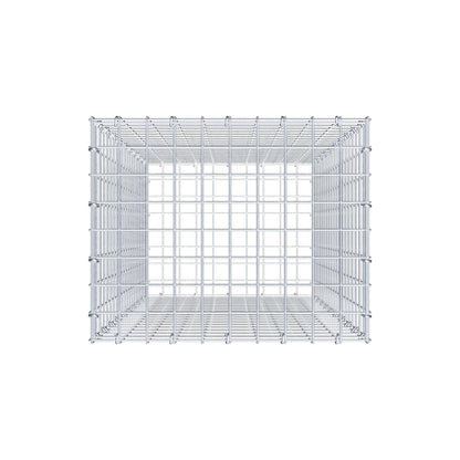 Gabione 100 cm x 50 cm x 40 cm (L x H x T), Maschenweite 5 cm x 5 cm, C-Ring