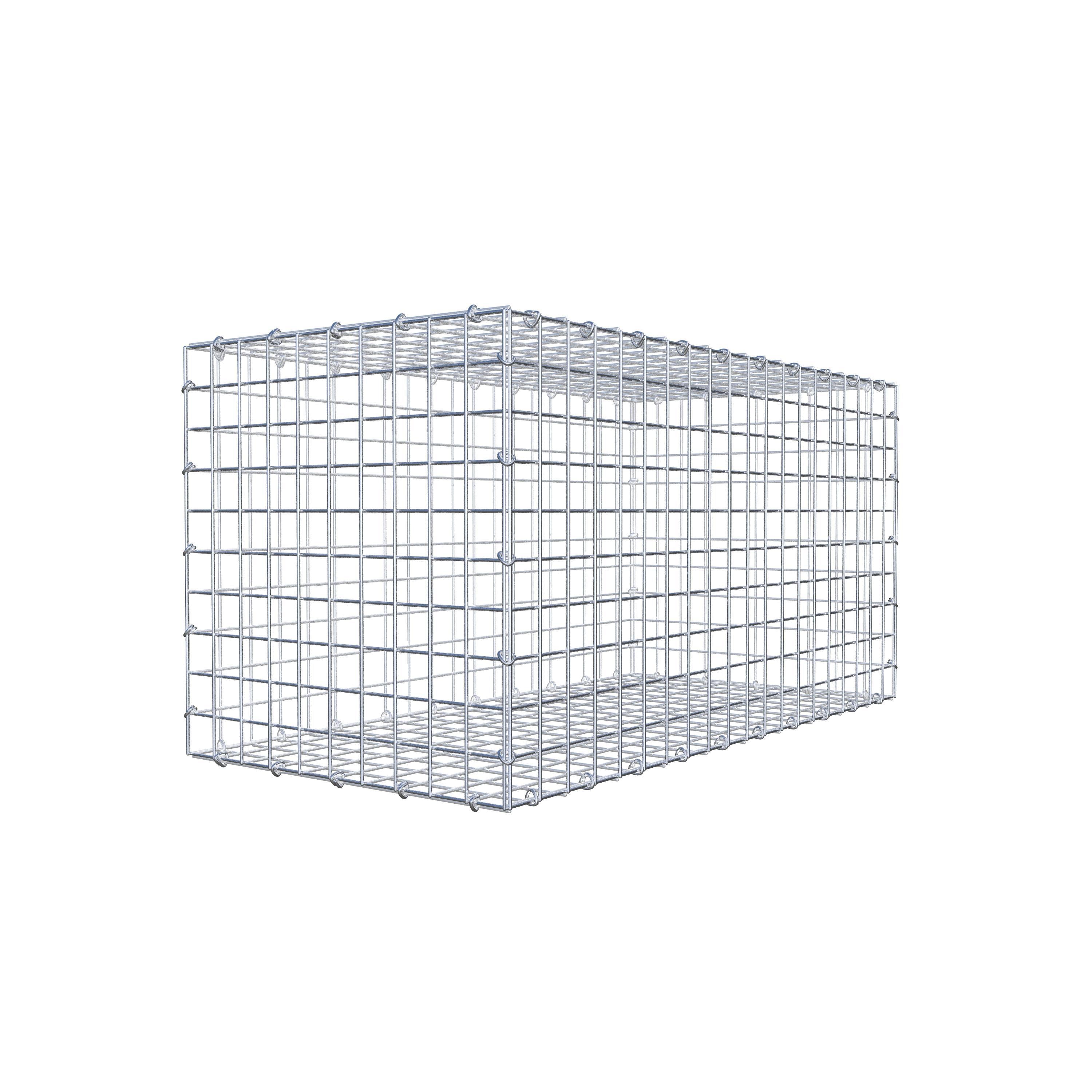 Gabion 100 cm x 50 cm x 50 cm (L x H x D), maskestørrelse 5 cm x 5 cm, C-ring