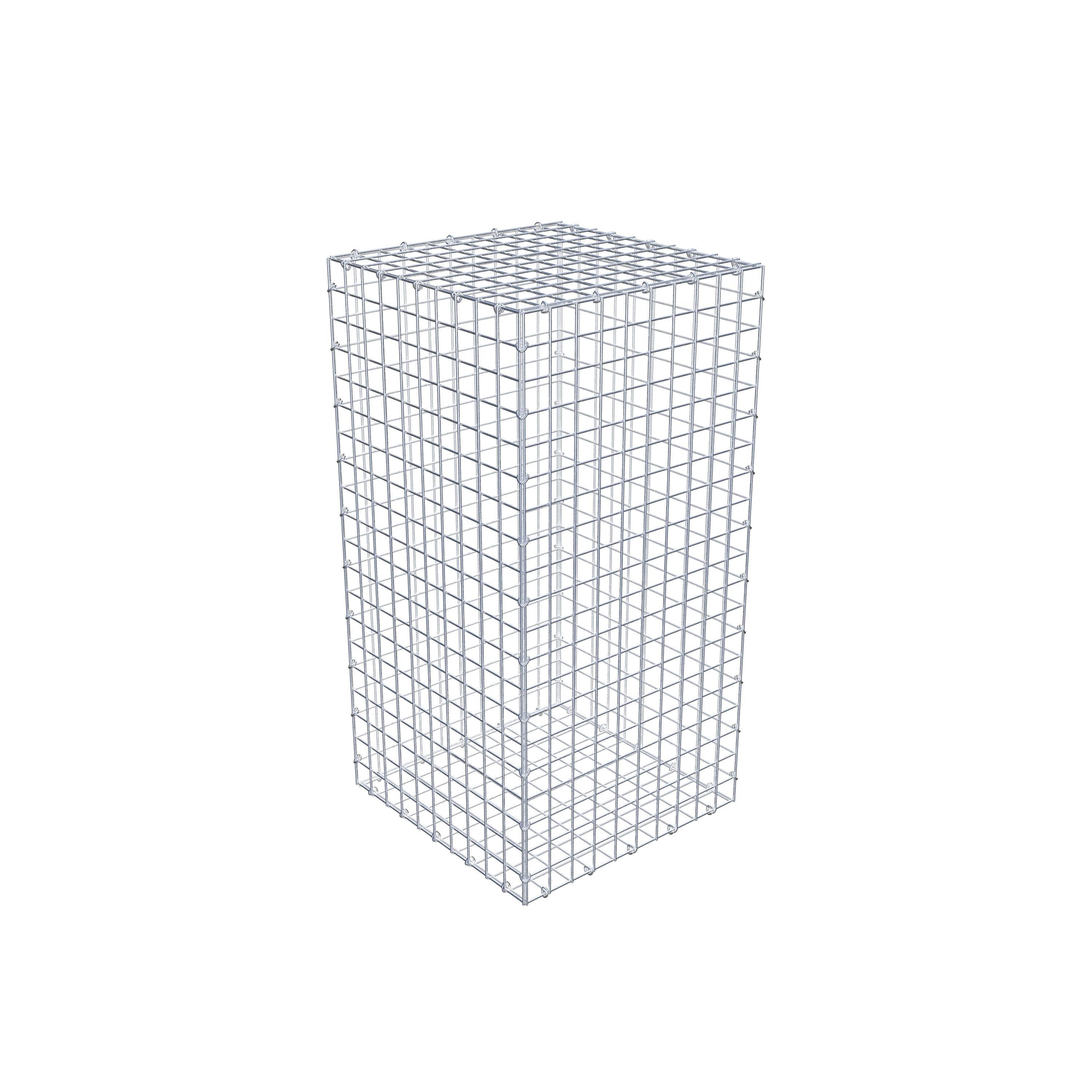 Gabion 100 cm x 50 cm x 50 cm (L x H x D), maskestørrelse 5 cm x 5 cm, C-ring