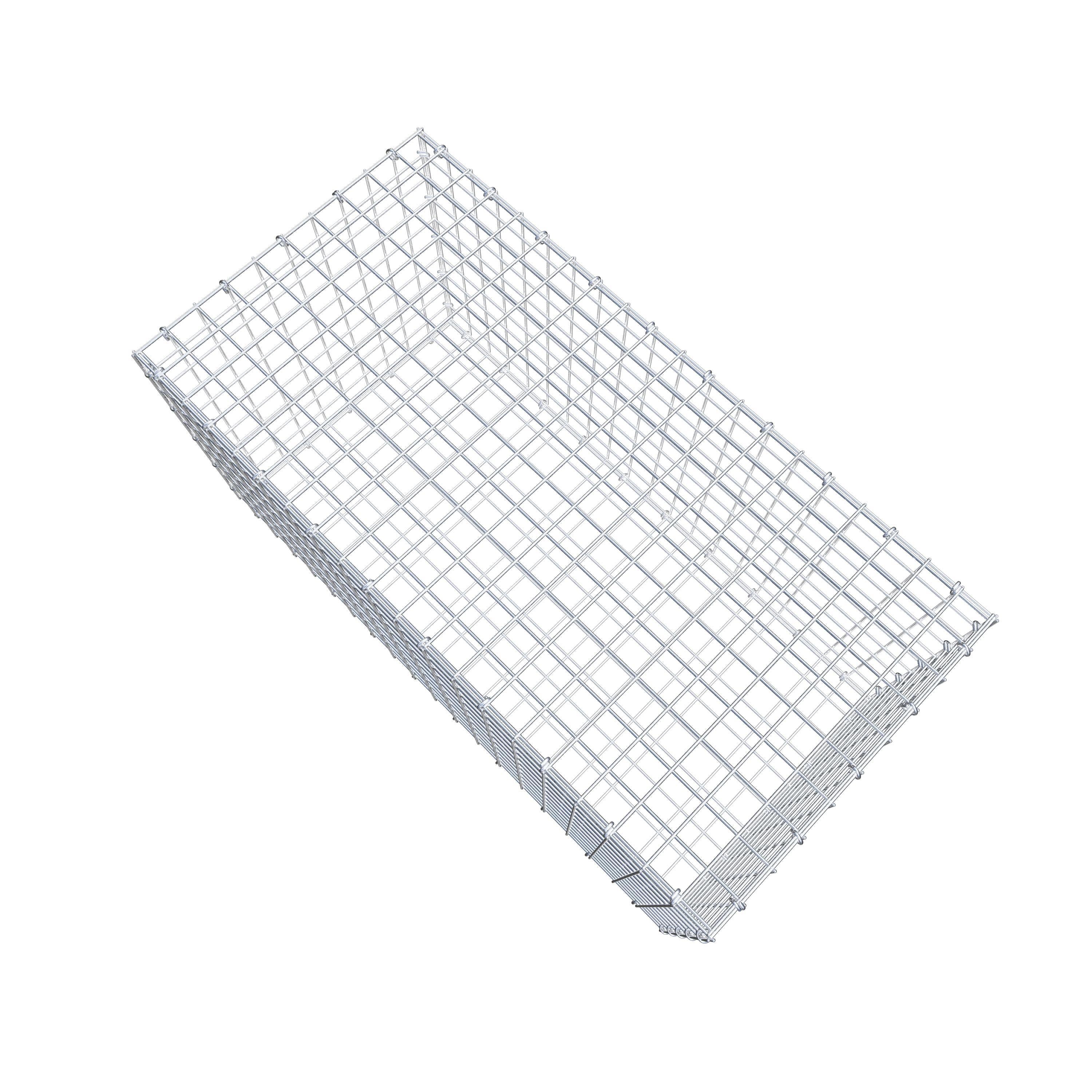 Gabion 100 cm x 50 cm x 50 cm (L x H x D), mesh size 5 cm x 5 cm, C-ring