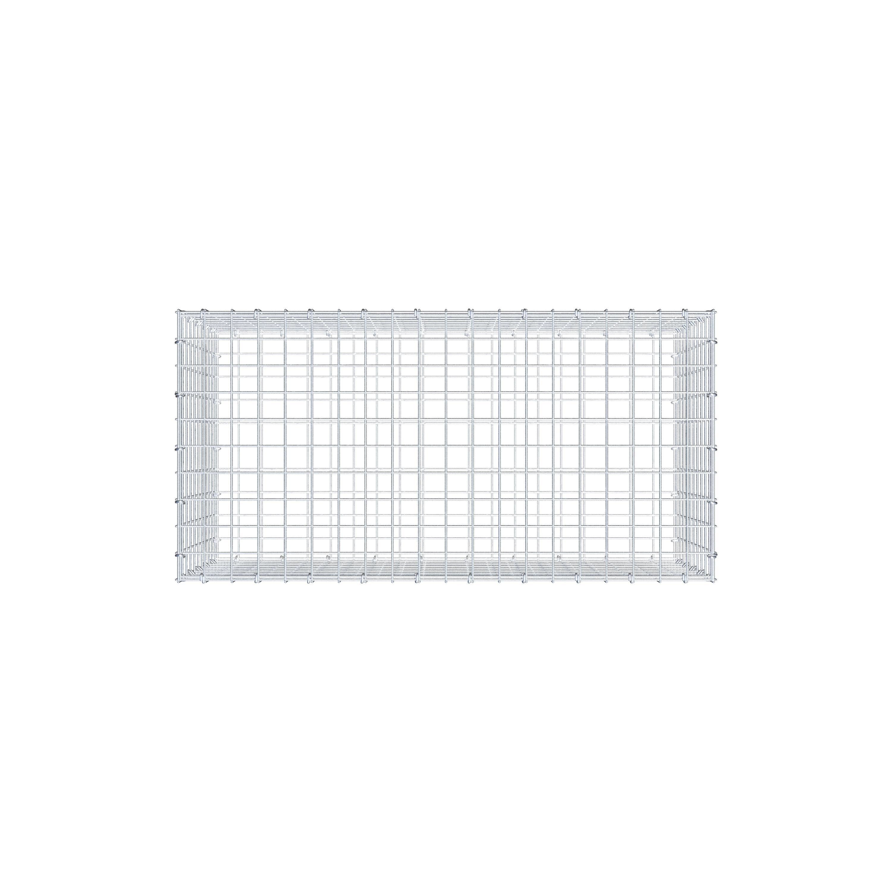 Gabion 100 cm x 50 cm x 50 cm (L x H x D), mesh size 5 cm x 5 cm, C-ring