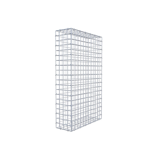 Gabion 100 cm x 60 cm x 20 cm (L x H x D), mesh size 5 cm x 5 cm, C-ring