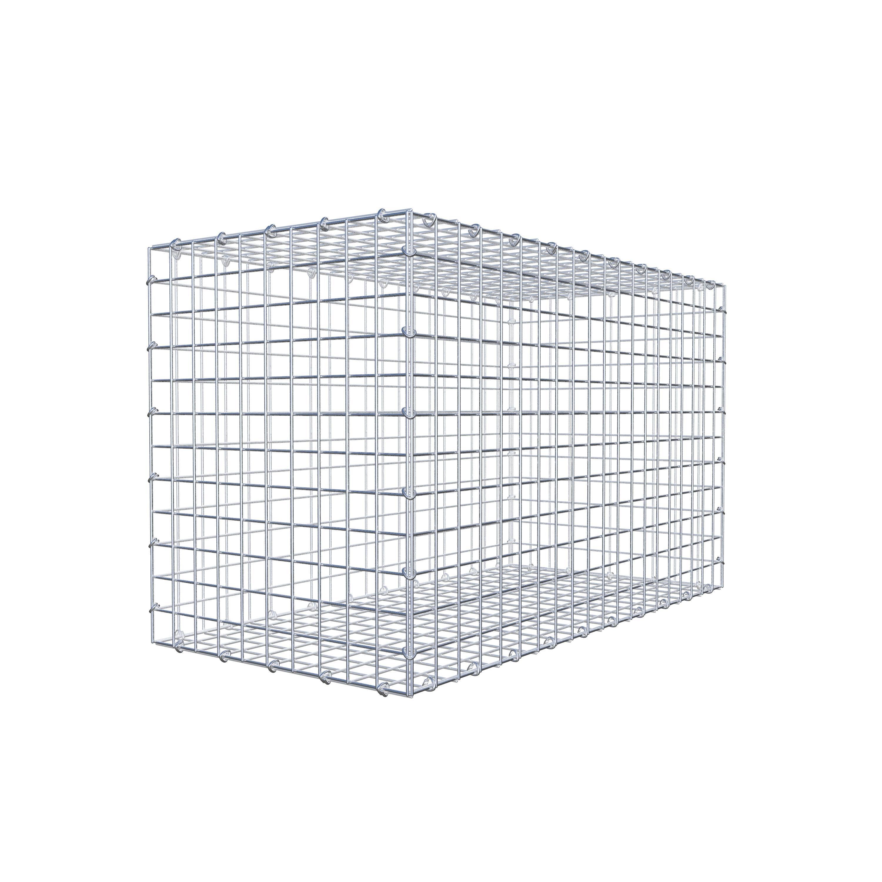 Gabion 100 cm x 60 cm x 50 cm (L x H x D), maskestørrelse 5 cm x 5 cm, C-ring