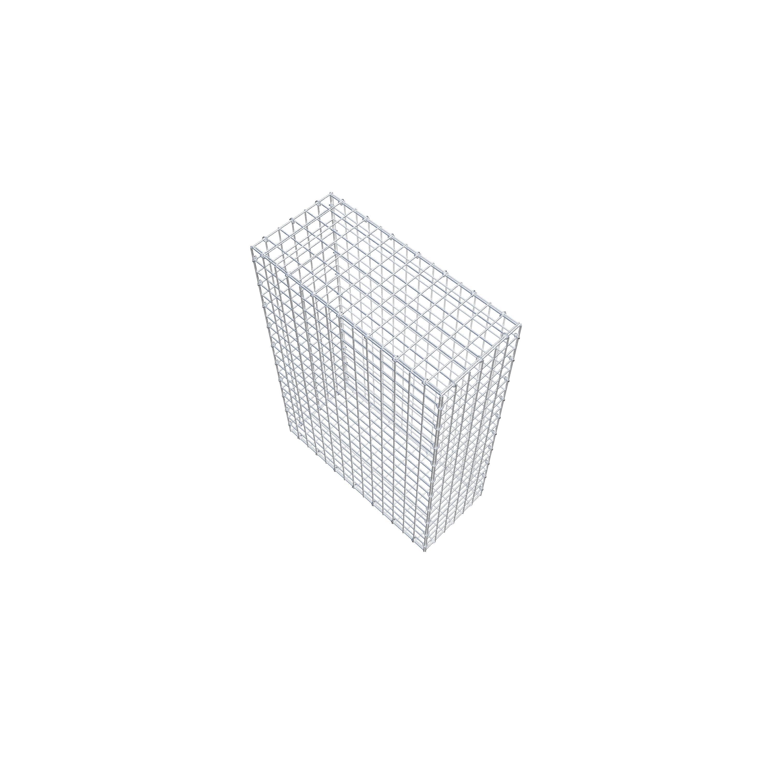 Gabion 100 cm x 70 cm x 30 cm (L x H x D), mesh size 5 cm x 5 cm, C-ring