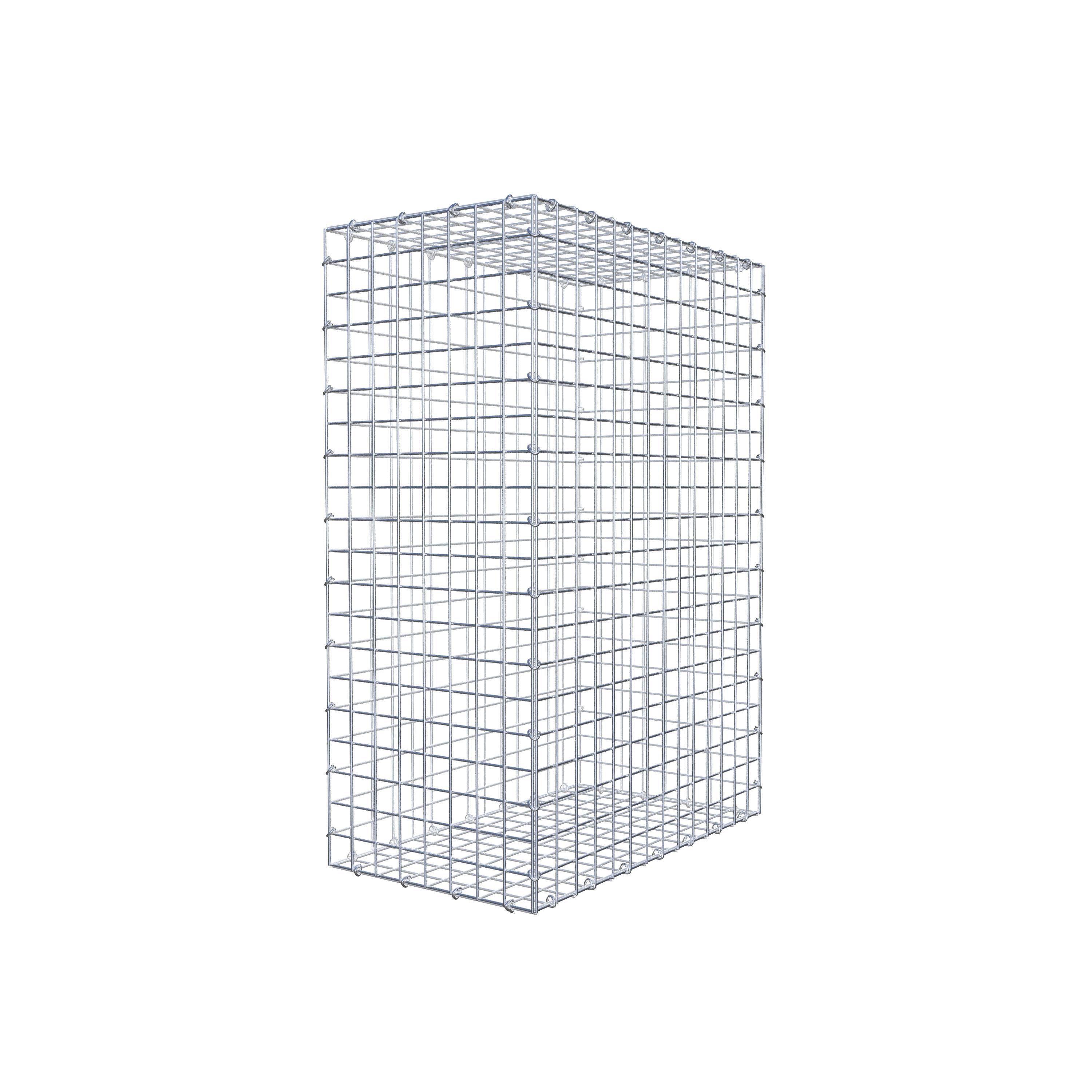 Gabion 100 cm x 70 cm x 40 cm (L x H x D), mesh size 5 cm x 5 cm, C-ring