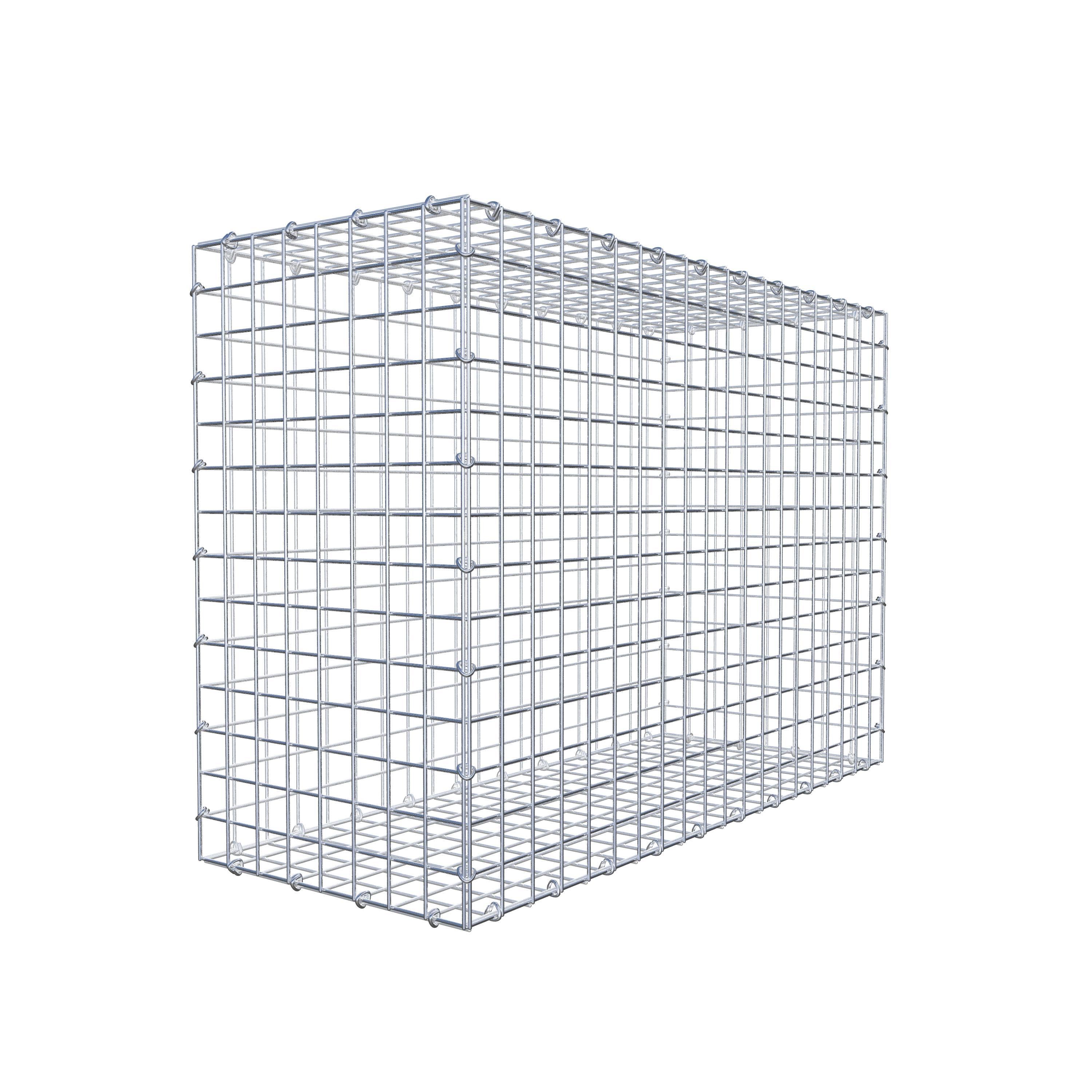 Gabion 100 cm x 70 cm x 40 cm (L x H x D), mesh size 5 cm x 5 cm, C-ring