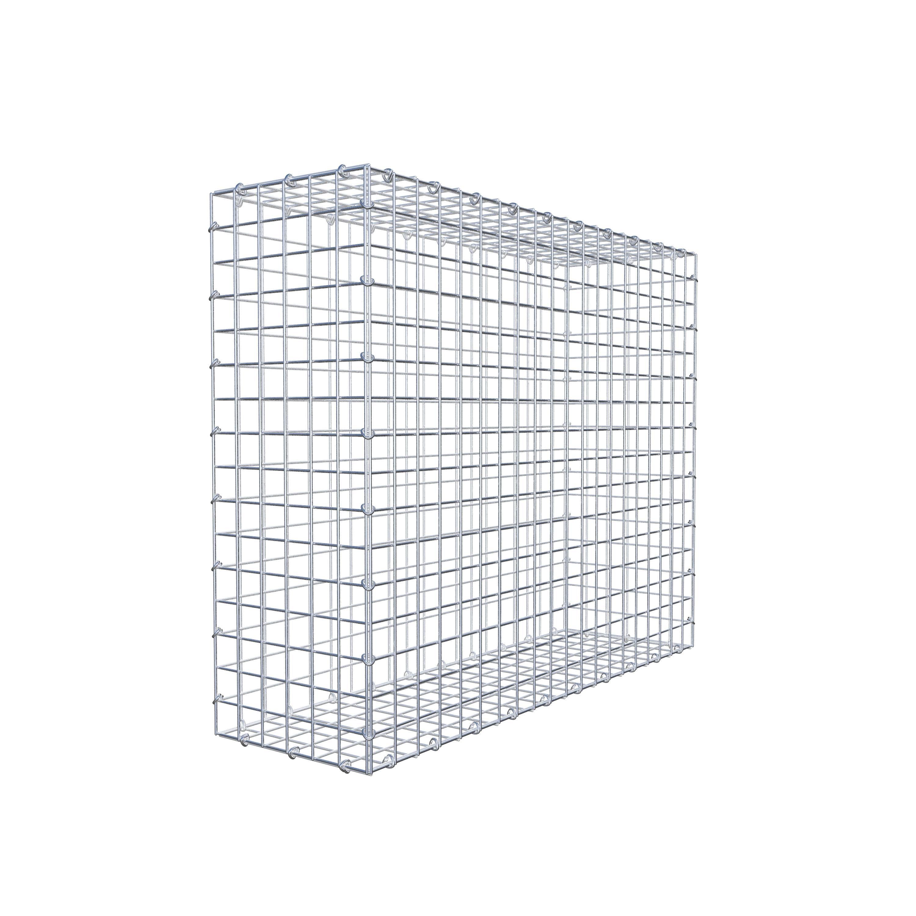 Gabion 100 cm x 80 cm x 30 cm (L x H x D), mesh size 5 cm x 5 cm, C-ring