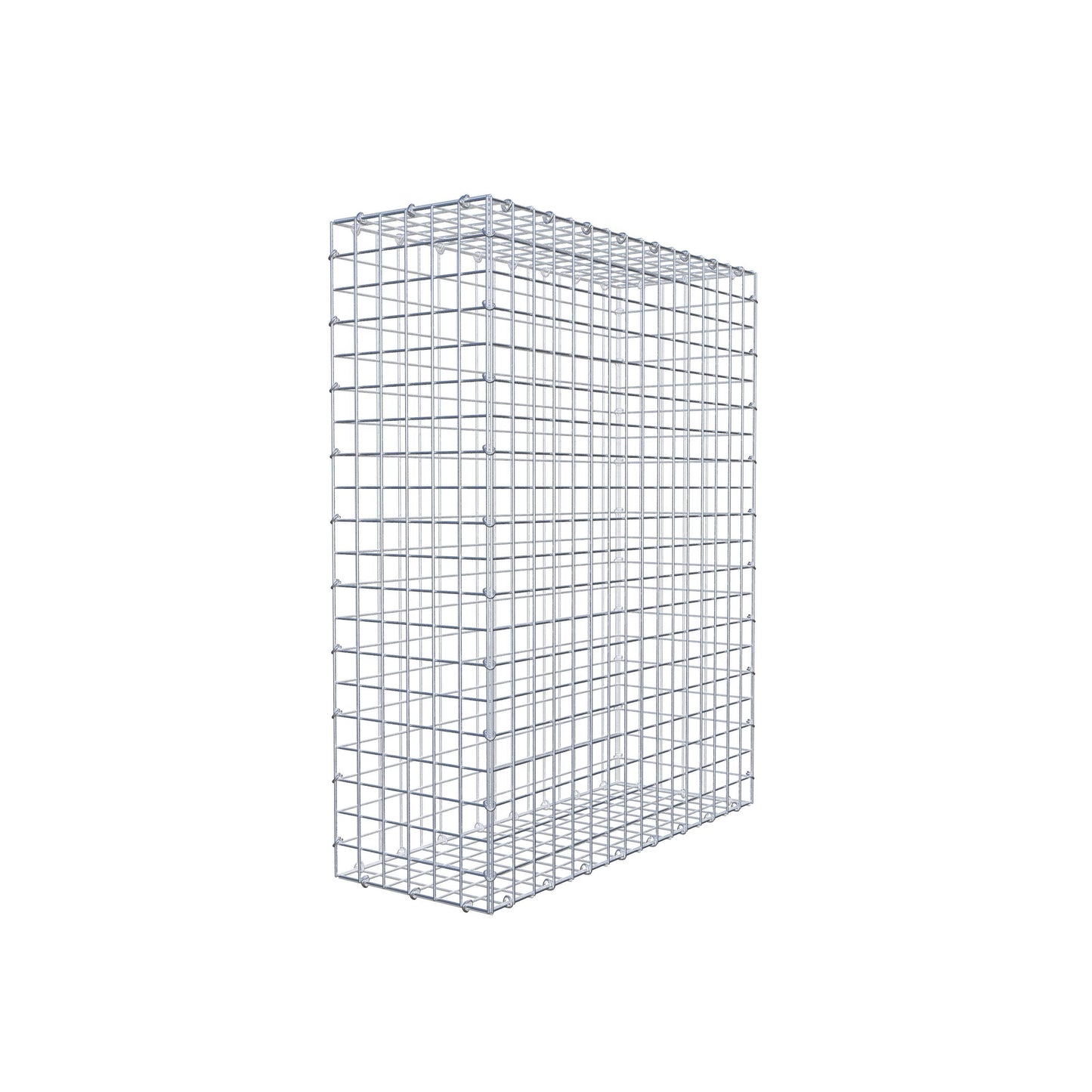 Gabione 100 cm x 80 cm x 30 cm (L x H x T), Maschenweite 5 cm x 5 cm, C-Ring