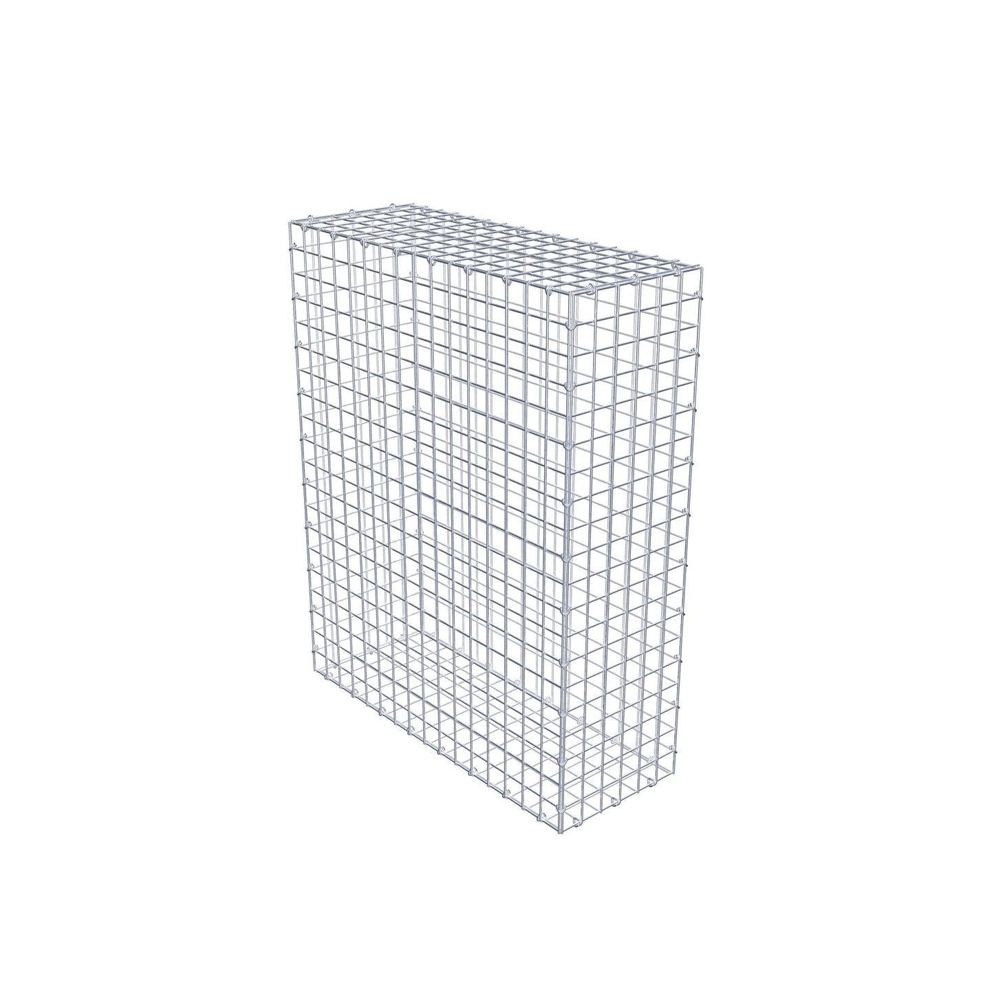 Gabione 100 cm x 80 cm x 30 cm (L x H x T), Maschenweite 5 cm x 5 cm, C-Ring
