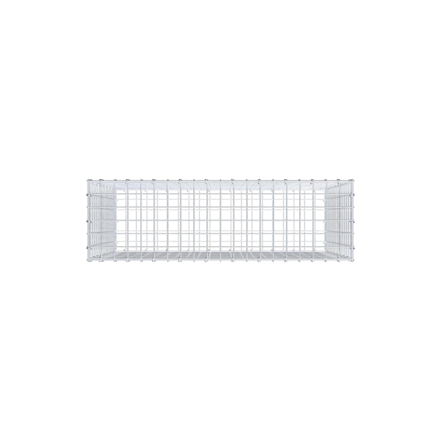 Gabione 100 cm x 80 cm x 30 cm (L x H x T), Maschenweite 5 cm x 5 cm, C-Ring