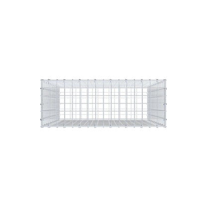 Gabione 100 cm x 80 cm x 30 cm (L x H x T), Maschenweite 5 cm x 5 cm, C-Ring