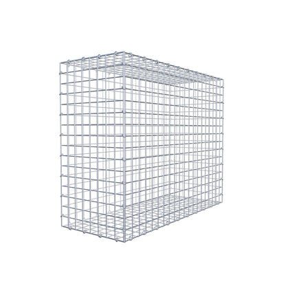 Gabbione 100 cm x 80 cm x 40 cm (L x H x P), maglia 5 cm x 5 cm, anello a C