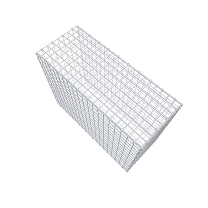 Gabbione 100 cm x 80 cm x 40 cm (L x H x P), maglia 5 cm x 5 cm, anello a C