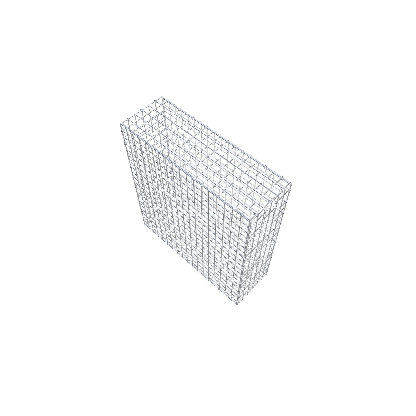Gabion 100 cm x 90 cm x 30 cm (L x H x D), maskestørrelse 5 cm x 5 cm, C-ring