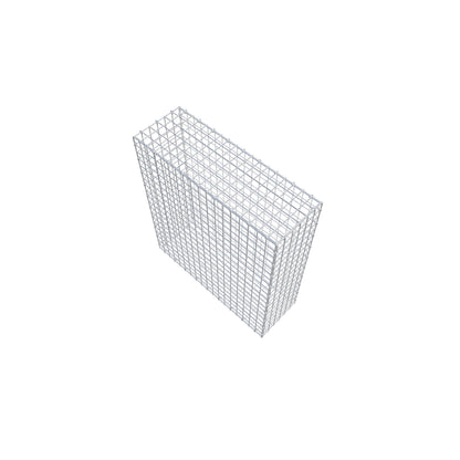 Gabion 100 cm x 90 cm x 30 cm (L x H x D), maskestørrelse 5 cm x 5 cm, C-ring