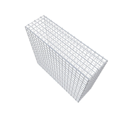 Gabion 100 cm x 90 cm x 30 cm (L x H x D), maskestørrelse 5 cm x 5 cm, C-ring