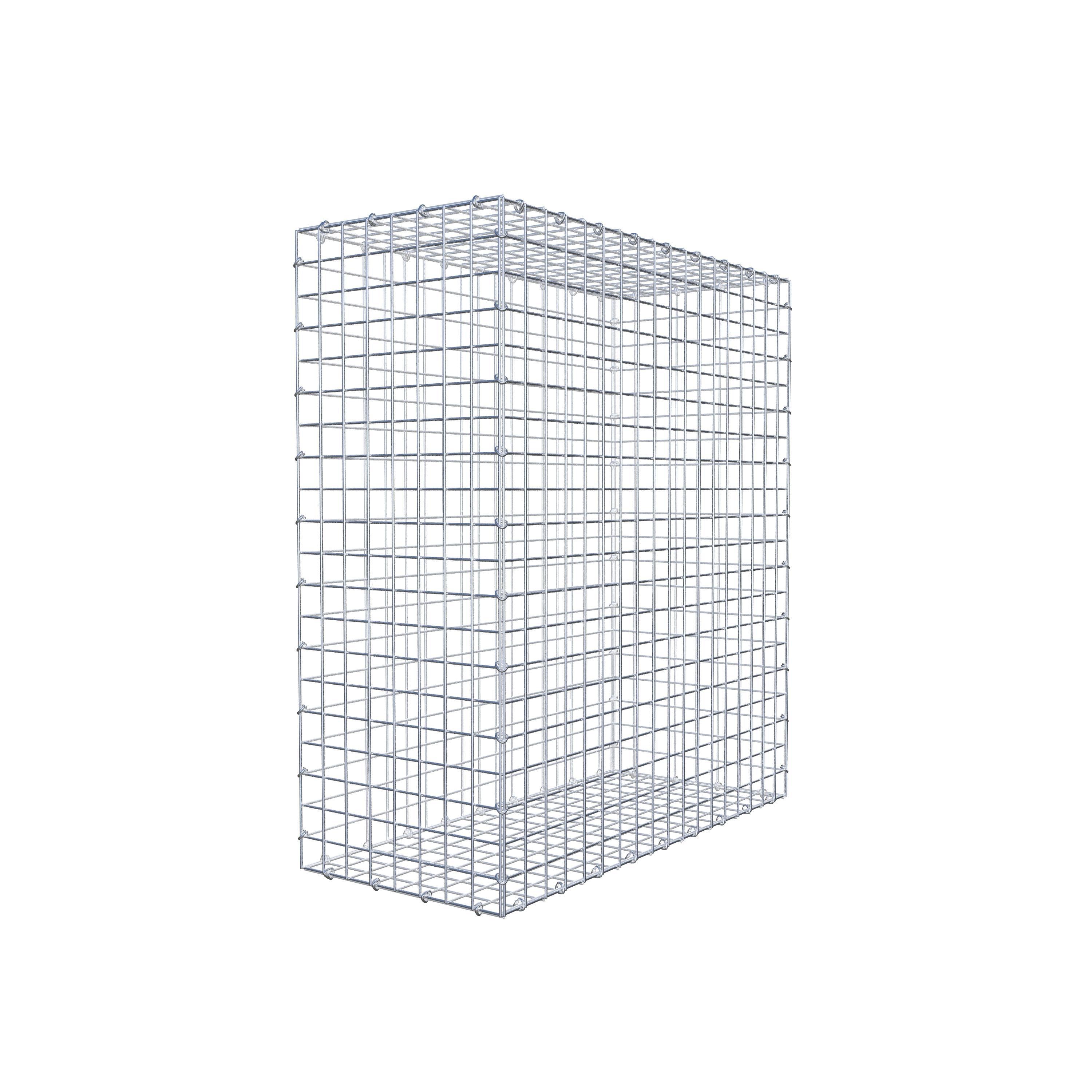 Gabion 100 cm x 90 cm x 40 cm (L x H x D), mesh size 5 cm x 5 cm, C-ring