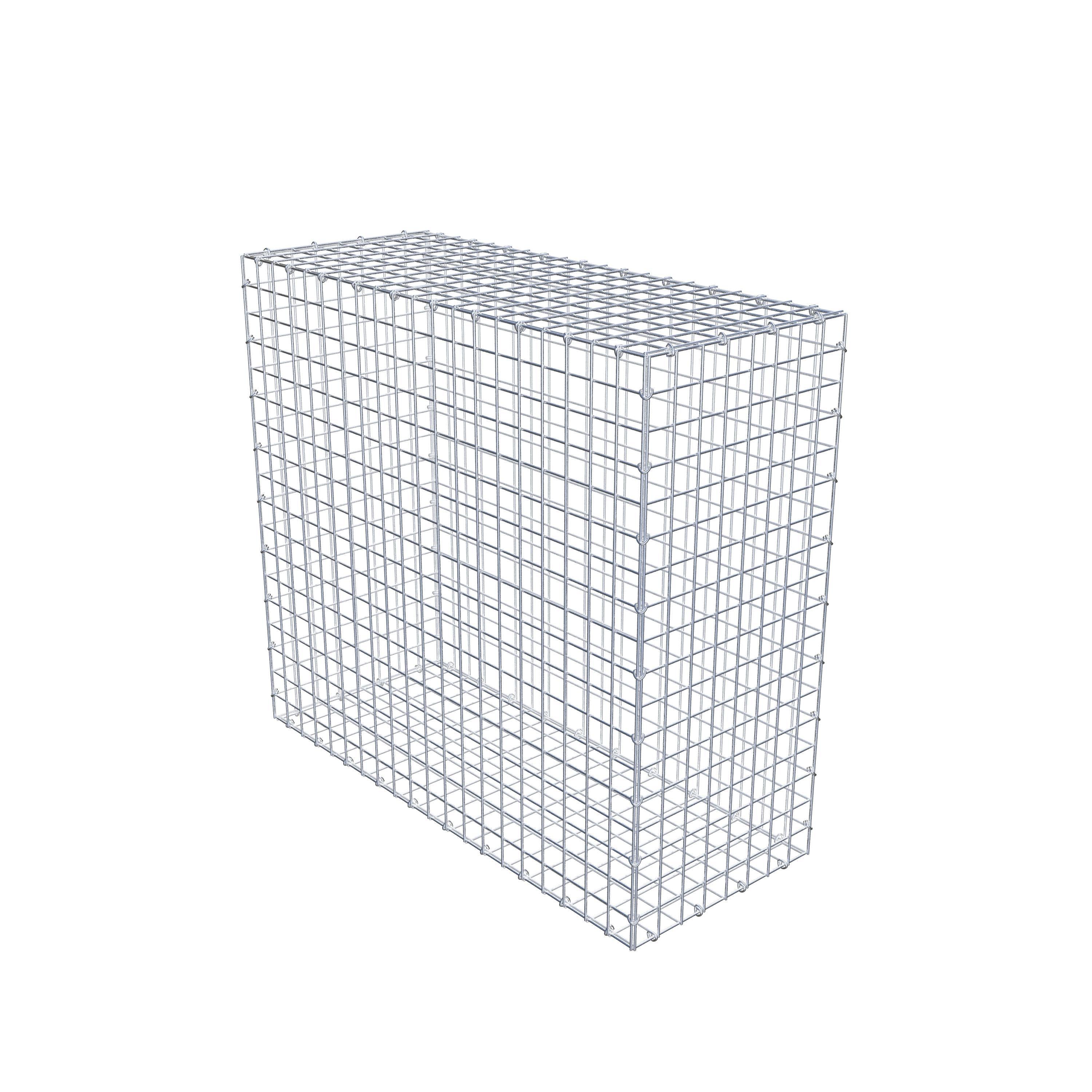 Gabion 100 cm x 90 cm x 40 cm (L x H x D), mesh size 5 cm x 5 cm, C-ring