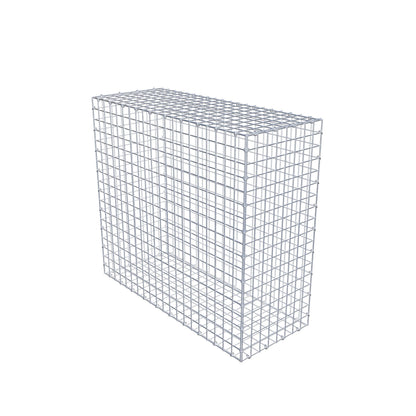Gabião 100 cm x 90 cm x 40 cm (C x A x P), malhagem 5 cm x 5 cm, anel C