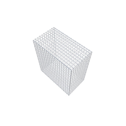 Gabion 100 cm x 90 cm x 50 cm (L x H x D), mesh size 5 cm x 5 cm, C-ring