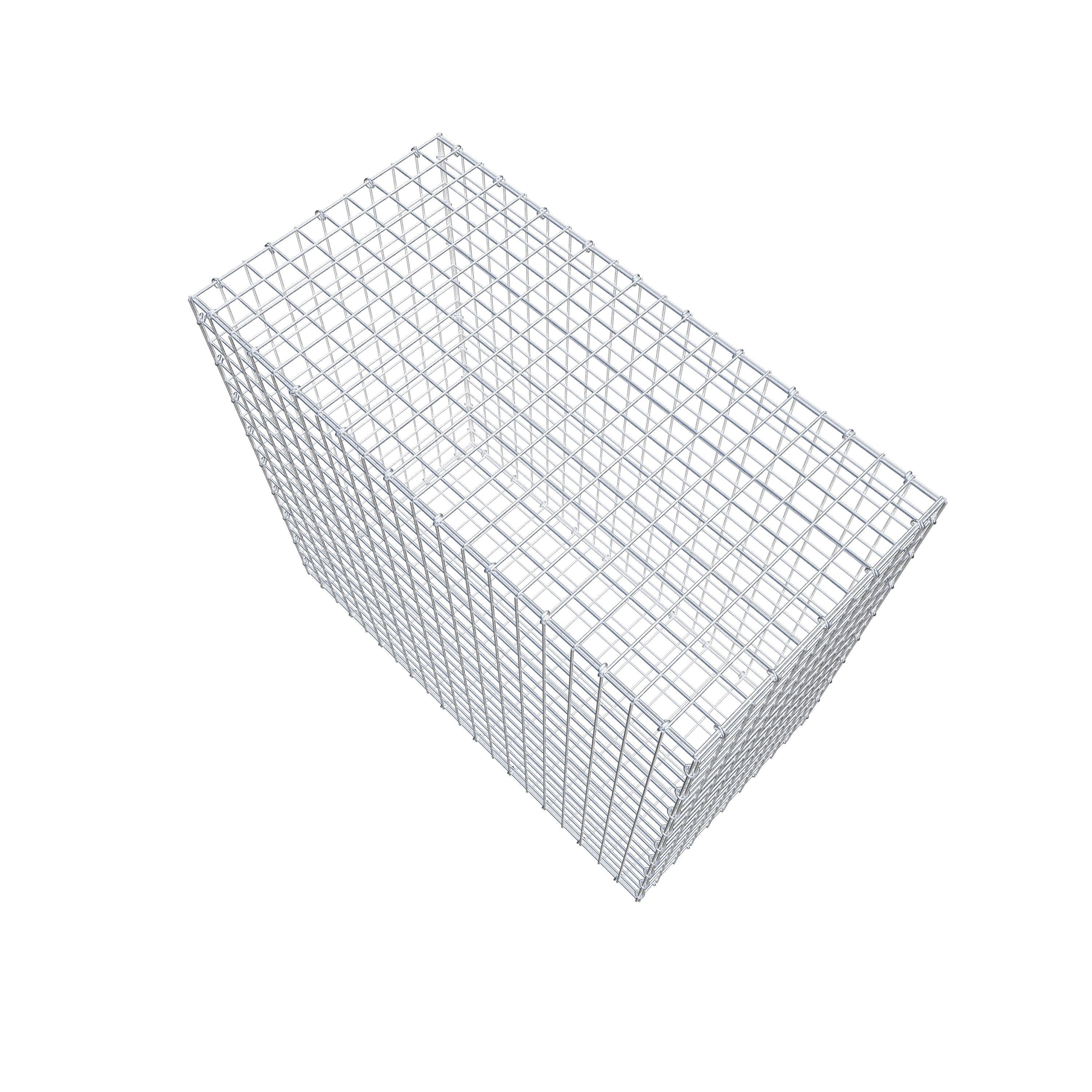 Gabion 100 cm x 90 cm x 50 cm (L x H x D), mesh size 5 cm x 5 cm, C-ring