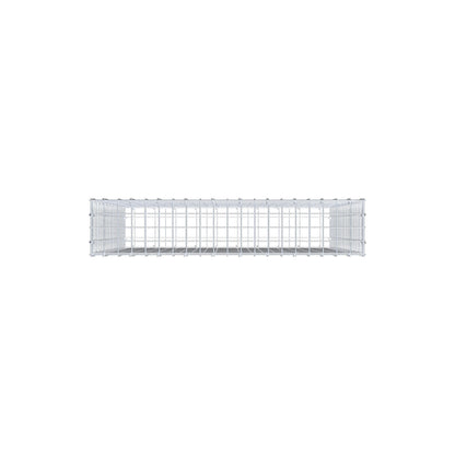 Gabbione 100 cm x 100 cm x 20 cm (L x H x P), maglia 5 cm x 5 cm, anello a C