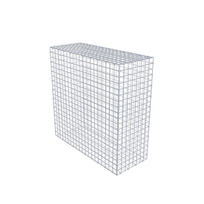Gabion 100 cm x 100 cm x 40 cm (L x H x P), mailles 5 cm x 5 cm, anneau en C