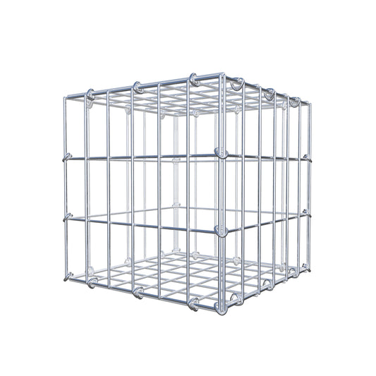 Schanskorf 30 cm x 30 cm x 30 cm (L x H x D), maaswijdte 5 cm x 10 cm, C-ring