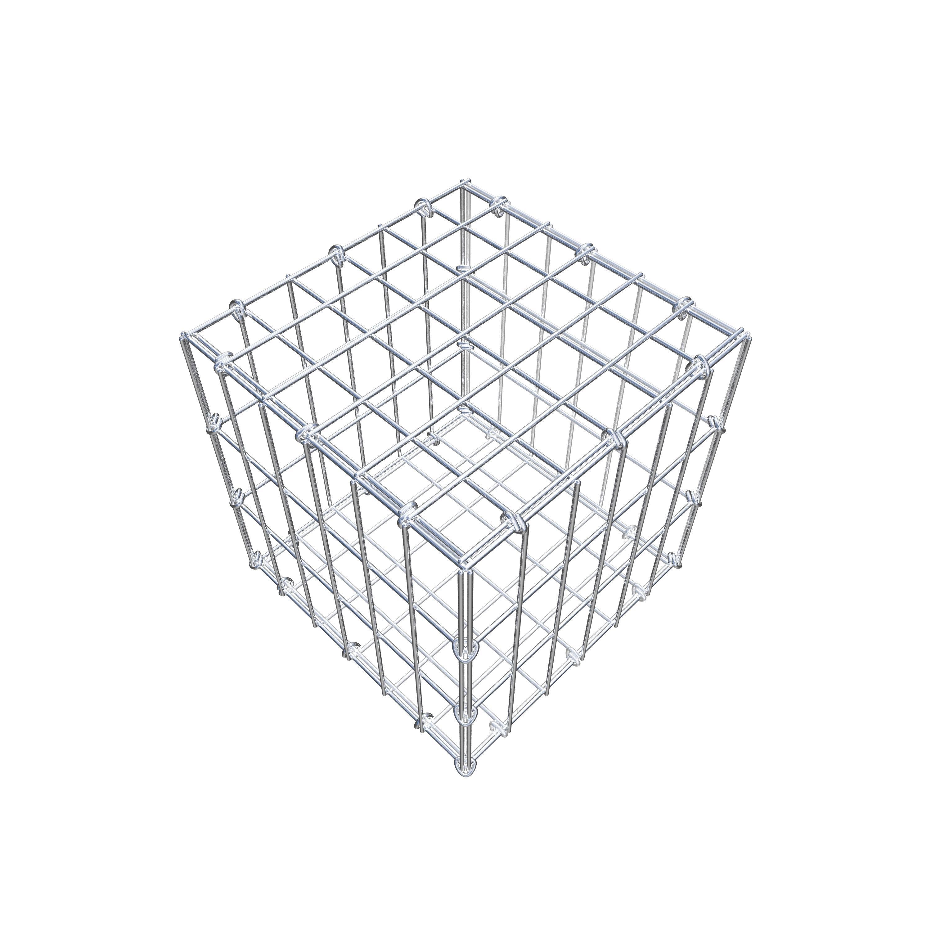 Gabion 30 cm x 30 cm x 30 cm (L x H x D), mesh size 5 cm x 10 cm, C-ring