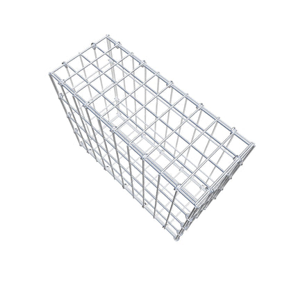 Gabion 50 cm x 40 cm x 20 cm (L x H x P), mailles 5 cm x 10 cm, anneau en C