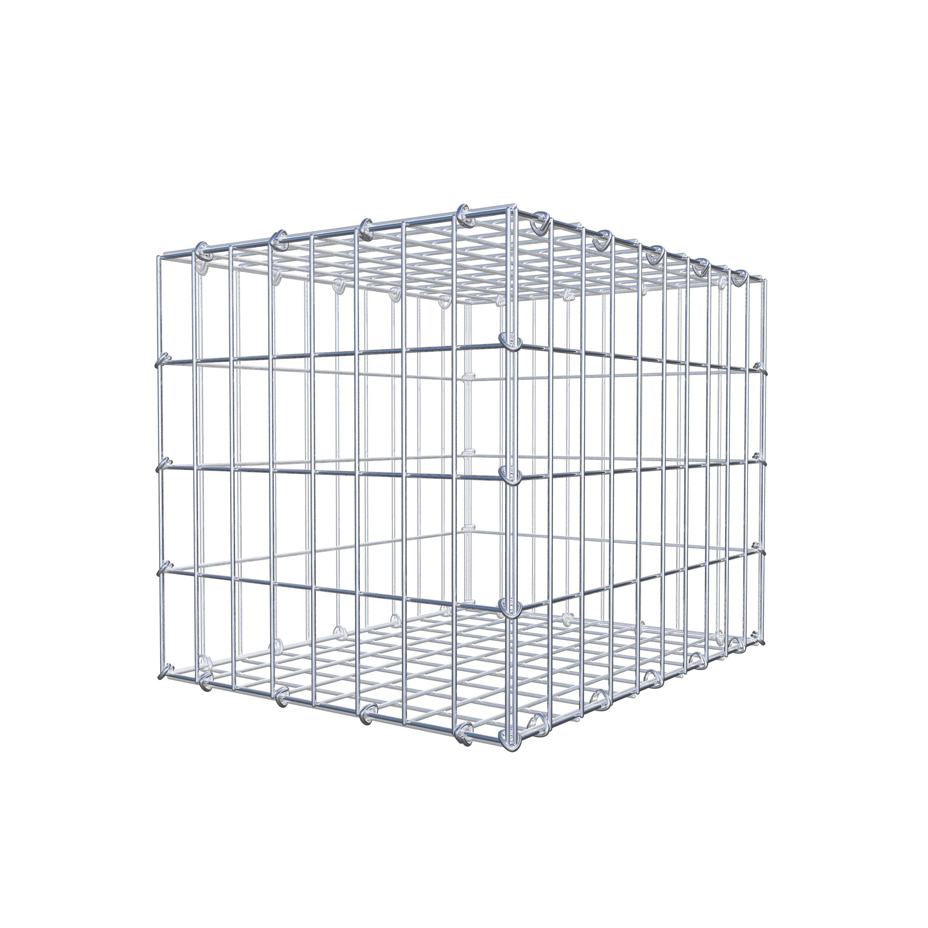 Gabion 50 cm x 40 cm x 40 cm (L x H x D), mesh size 5 cm x 10 cm, C-ring